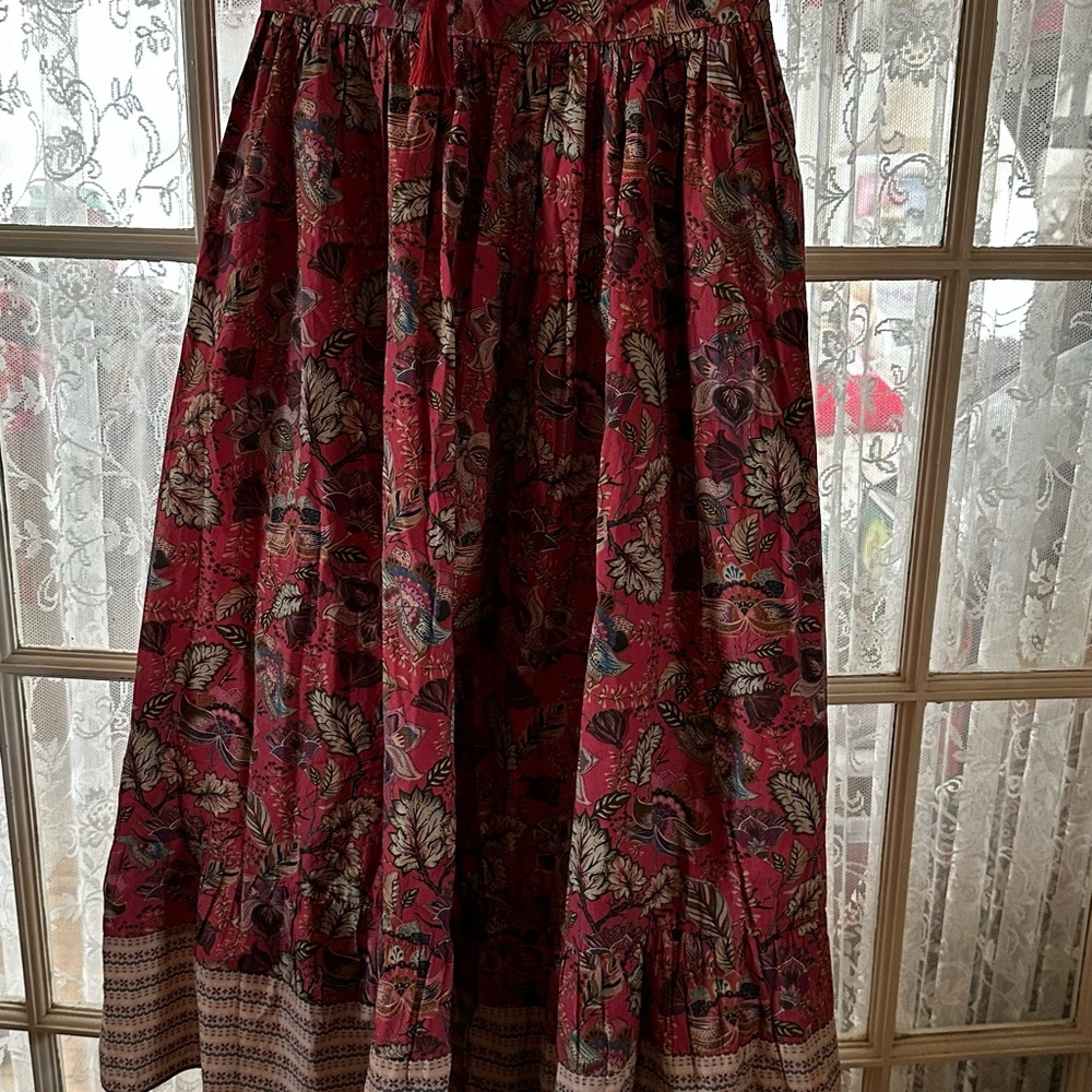 Anthropologie Let Me Be Boho Halter Maxi Dress - Picture 8 of 10